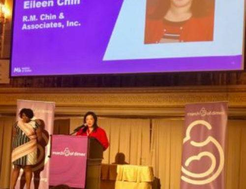 R.M. Chin President Eileen Chin receives 2018 Professional Services Award from the March of Dimes Chicago