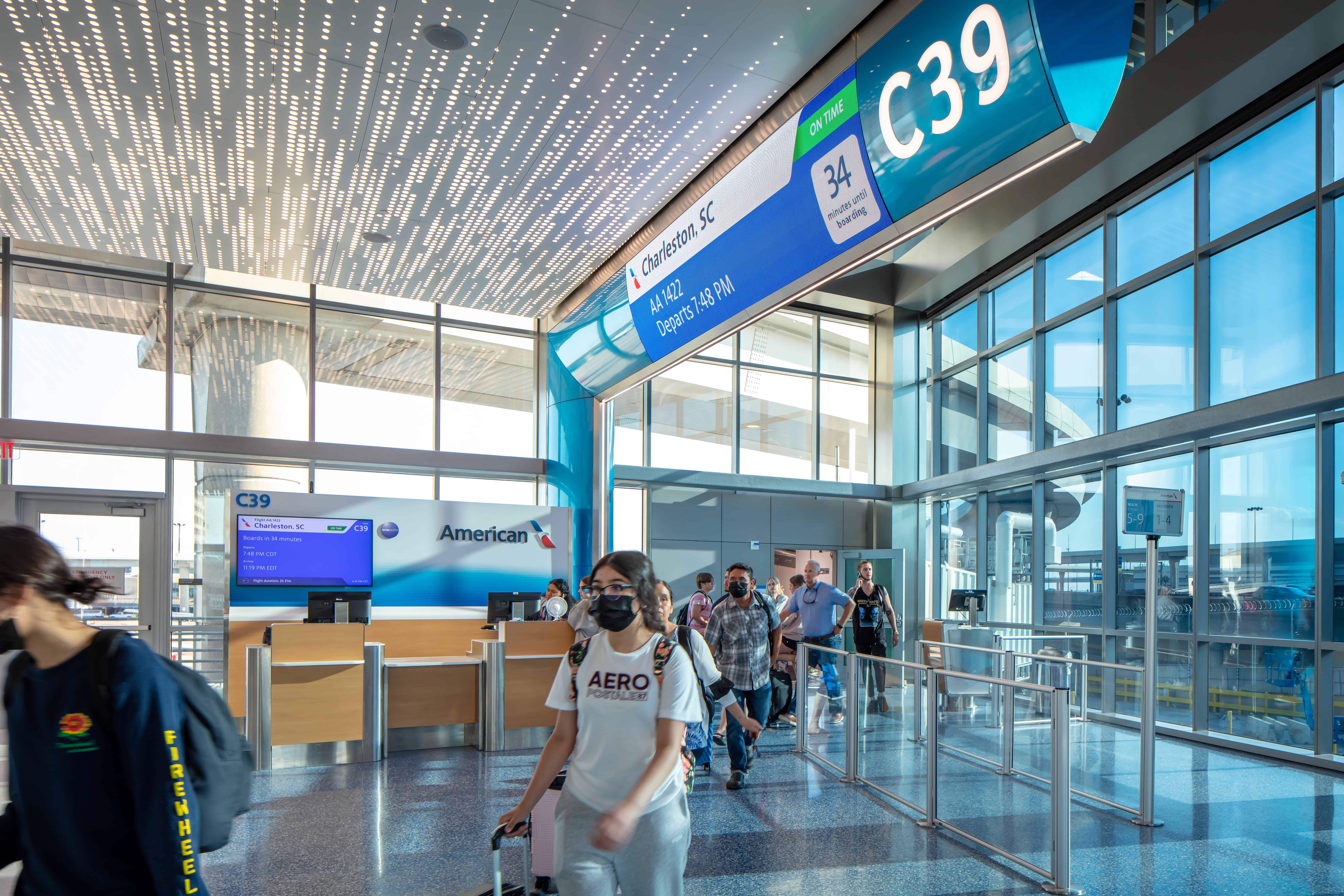 American Airlines DFW High C Gates - CHIN